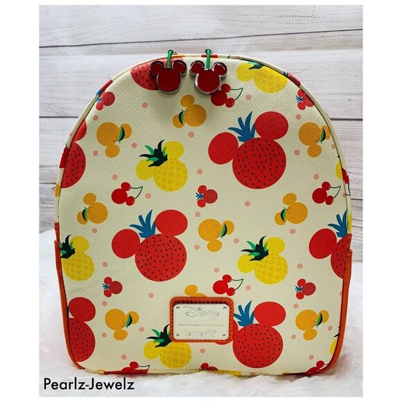 Loungefly Disney Mickey Mouse Spring Fruit Mini Backpack-BoxLunch Exclusive -NWT main image 4